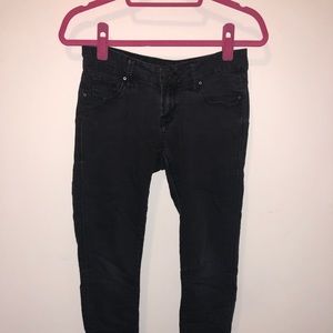 Aqua Black Skinny Jeans